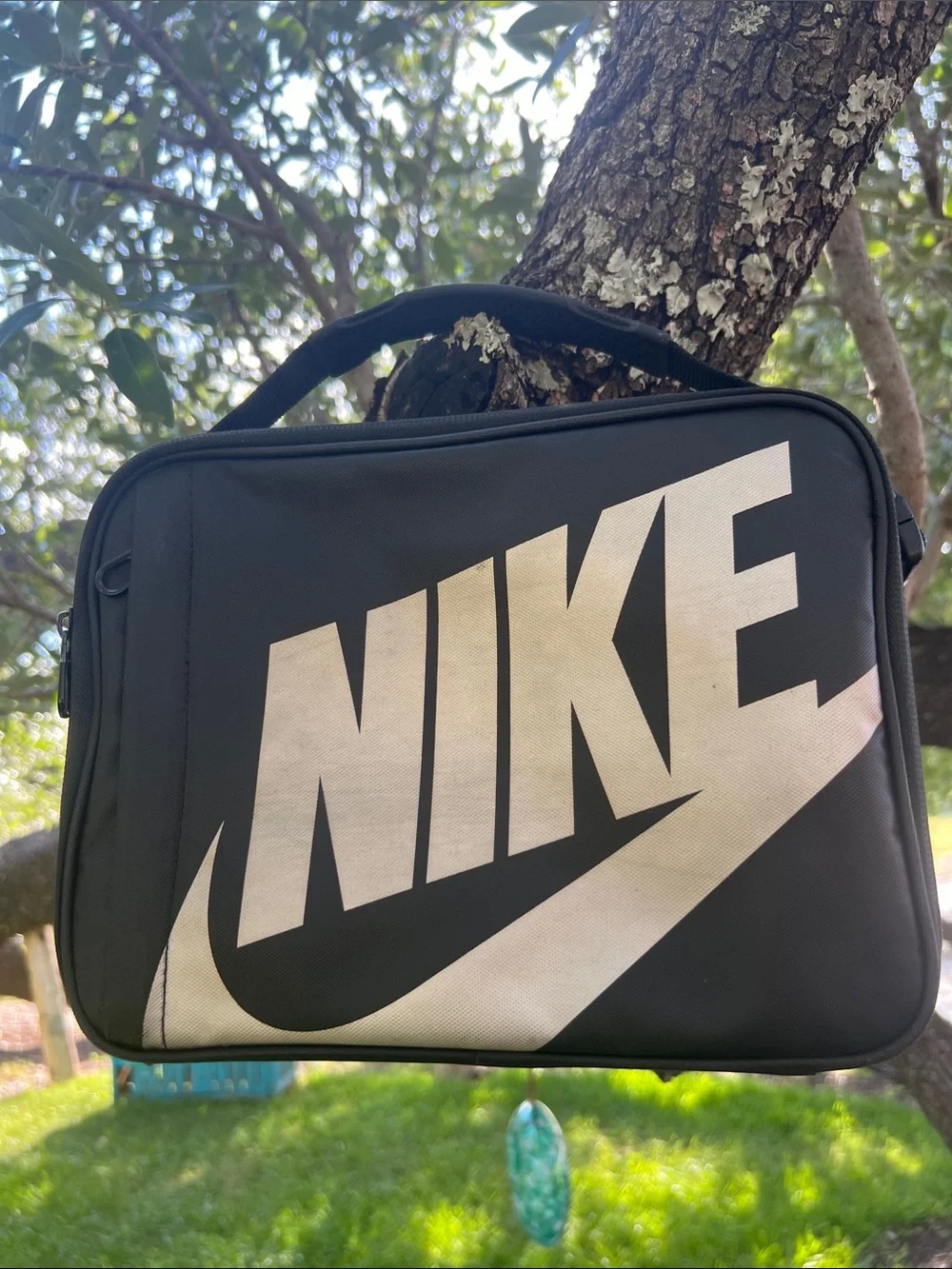 Nike Black Lunch Bag with White Logo